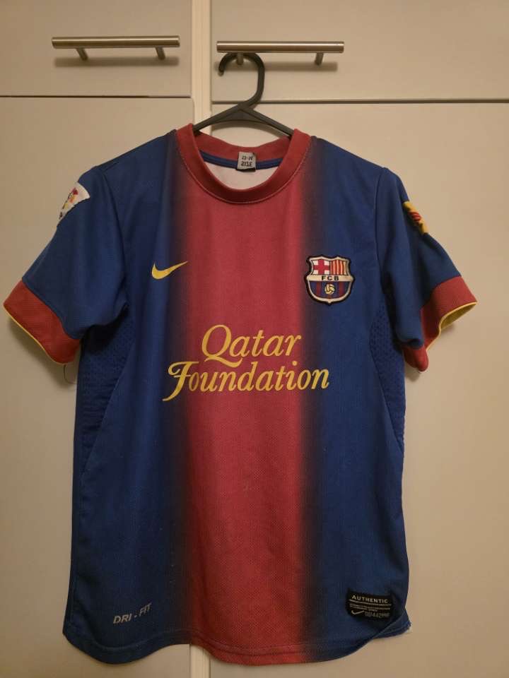 FC Barcelona – Messi #10 hemma 2012/13 (Qatar Foundation)